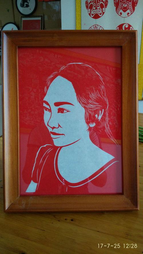 明星人物肖像剪纸,肖像剪纸的别样演绎