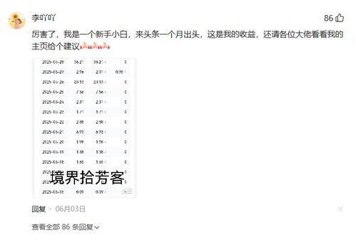 头条收益要不要天天晒